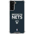 NBA Brooklyn Nets Standard - Black Galaxy S21 FE Clear Case