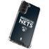 NBA Brooklyn Nets Standard - Black Galaxy S21 FE Clear Case