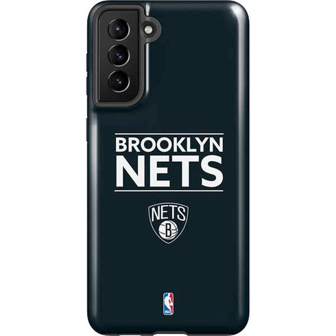 NBA Brooklyn Nets Standard - Black Galaxy S21 FE Pro Case