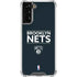 NBA Brooklyn Nets Standard - Black Galaxy S21 Plus 5G Clear Case