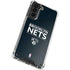 NBA Brooklyn Nets Standard - Black Galaxy S21 Plus 5G Clear Case