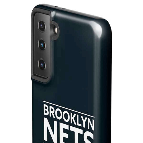 NBA Brooklyn Nets Standard - Black Galaxy S21 Plus 5G Pro Case