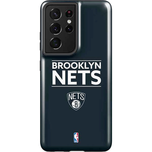NBA Brooklyn Nets Standard - Black Galaxy S21 Ultra 5G Pro Case