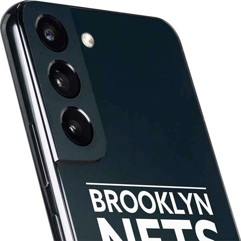 NBA Brooklyn Nets Standard - Black Galaxy S22 Plus Skin