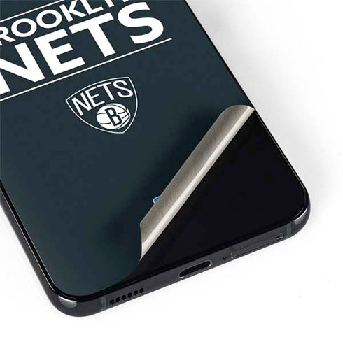 NBA Brooklyn Nets Standard - Black Galaxy S22 Plus Skin