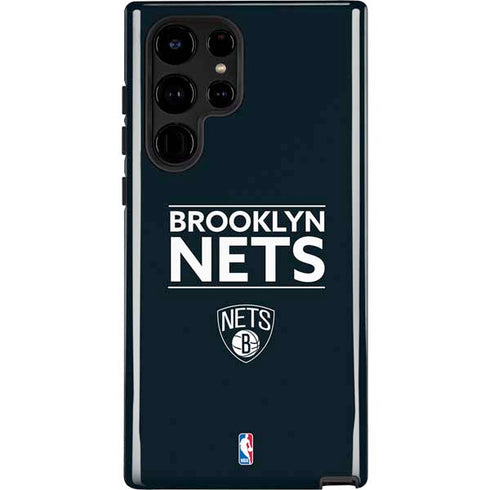 NBA Brooklyn Nets Standard - Black Galaxy S22 Ultra Pro Case
