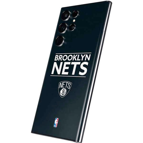 NBA Brooklyn Nets Standard - Black Galaxy S22 Ultra Skin
