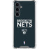 NBA Brooklyn Nets Standard - Black Galaxy S23 FE Clear Case