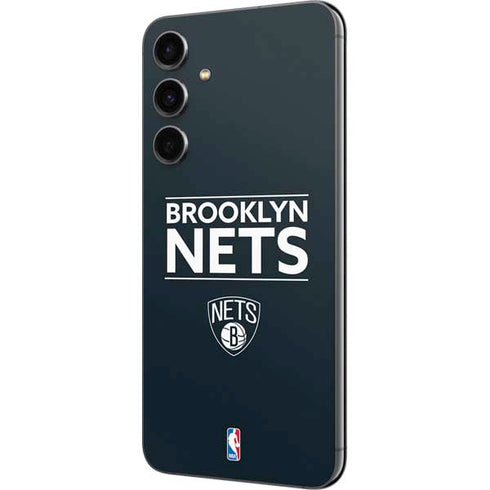 NBA Brooklyn Nets Standard - Black Galaxy S23 FE Skin