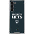 NBA Brooklyn Nets Standard - Black Galaxy S23 Plus Clear Case
