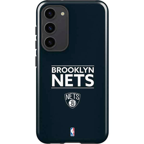 NBA Brooklyn Nets Standard - Black Galaxy S23 Plus Pro Case
