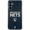 NBA Brooklyn Nets Standard - Black Galaxy S24 Clear Case