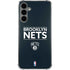 NBA Brooklyn Nets Standard - Black Galaxy S24 Plus Clear Case