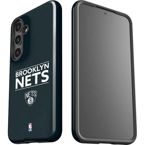 NBA Brooklyn Nets Standard - Black Galaxy S24 Plus Impact Case