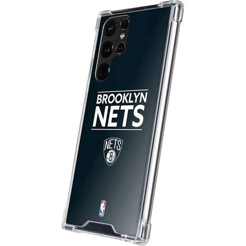 NBA Brooklyn Nets Standard - Black Galaxy S24 Ultra Clear Case