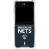 NBA Brooklyn Nets Standard - Black Galaxy Z Flip5 5G Clear Case