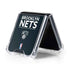 NBA Brooklyn Nets Standard - Black Galaxy Z Flip5 5G Clear Case