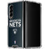 NBA Brooklyn Nets Standard - Black Galaxy Z Fold4 5G Clear Case