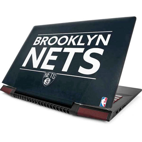 NBA Brooklyn Nets Standard - Black Lenovo IdeaPad Skin