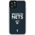 NBA Brooklyn Nets Standard - Black iPhone 11 Pro Clear Case