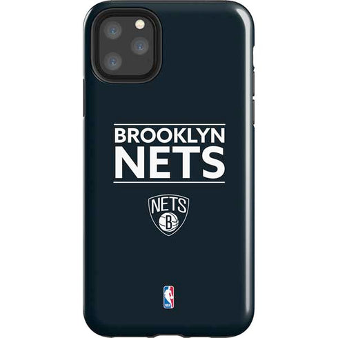 NBA Brooklyn Nets Standard - Black iPhone 11 Pro Max Impact Case