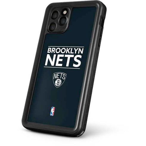 NBA Brooklyn Nets Standard - Black iPhone 11 Pro Waterproof Case