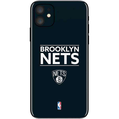 NBA Brooklyn Nets Standard - Black iPhone 11 Skin