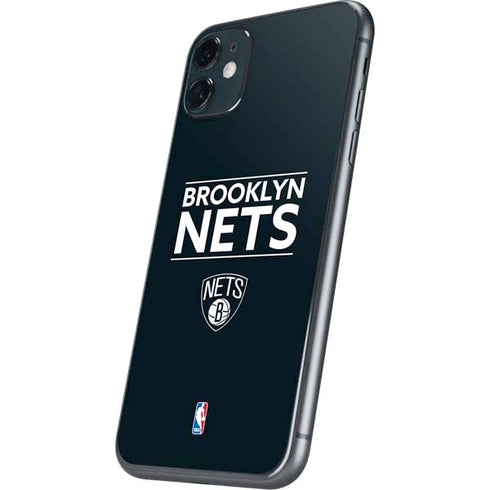 NBA Brooklyn Nets Standard - Black iPhone 11 Skin