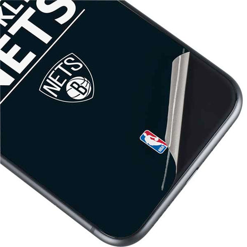 NBA Brooklyn Nets Standard - Black iPhone 11 Skin