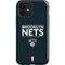 NBA Brooklyn Nets Standard - Black iPhone 12 Impact Case