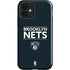 NBA Brooklyn Nets Standard - Black iPhone 12 Impact Case