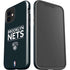 NBA Brooklyn Nets Standard - Black iPhone 12 Impact Case