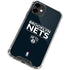 NBA Brooklyn Nets Standard - Black iPhone 12 Mini Clear Case