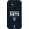 NBA Brooklyn Nets Standard - Black iPhone 12 Mini Impact Case