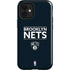 NBA Brooklyn Nets Standard - Black iPhone 12 Mini Impact Case