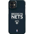 NBA Brooklyn Nets Standard - Black iPhone 12 Mini Lite Case