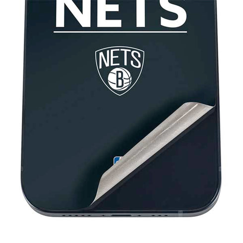 NBA Brooklyn Nets Standard - Black iPhone 12 Mini Skin