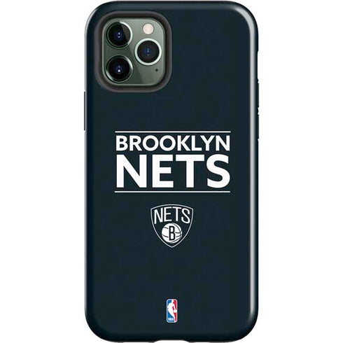 NBA Brooklyn Nets Standard - Black iPhone 12 Pro Impact Case