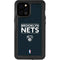 NBA Brooklyn Nets Standard - Black iPhone 12 Pro Max Waterproof Case