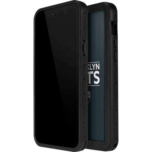NBA Brooklyn Nets Standard - Black iPhone 12 Pro Max Waterproof Case