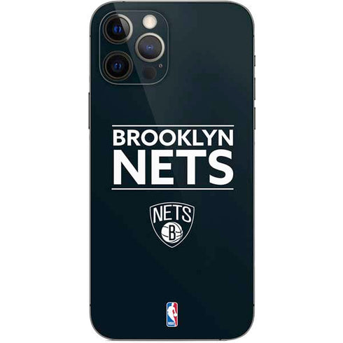 NBA Brooklyn Nets Standard - Black iPhone 12 Pro Skin