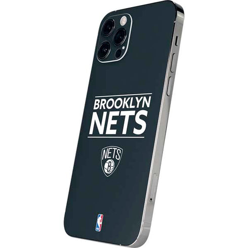 NBA Brooklyn Nets Standard - Black iPhone 12 Pro Skin