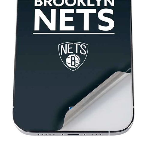 NBA Brooklyn Nets Standard - Black iPhone 12 Pro Skin