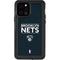 NBA Brooklyn Nets Standard - Black iPhone 12 Pro Waterproof Case