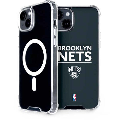 NBA Brooklyn Nets Standard - Black iPhone 13 MagSafe Case