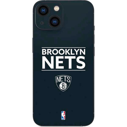 NBA Brooklyn Nets Standard - Black iPhone 13 Mini Skin