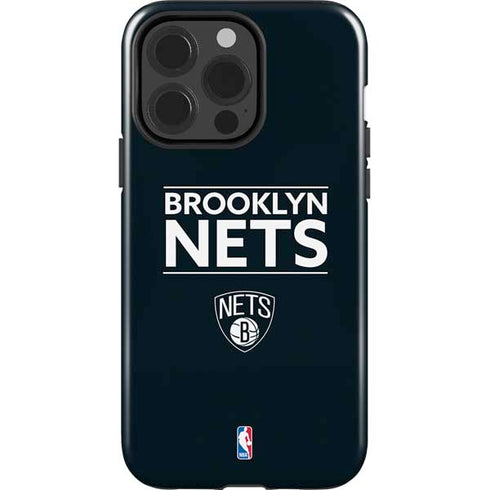 NBA Brooklyn Nets Standard - Black iPhone 13 Pro Impact Case