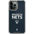 NBA Brooklyn Nets Standard - Black iPhone 13 Pro Max Clear Case