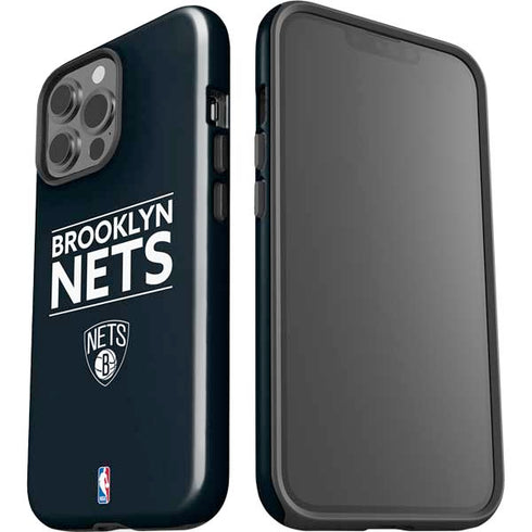 NBA Brooklyn Nets Standard - Black iPhone 13 Pro Max Impact Case