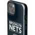 NBA Brooklyn Nets Standard - Black iPhone 15 Plus Impact Case